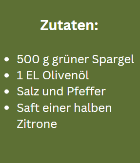 Spargel-Rezept | Zutaten