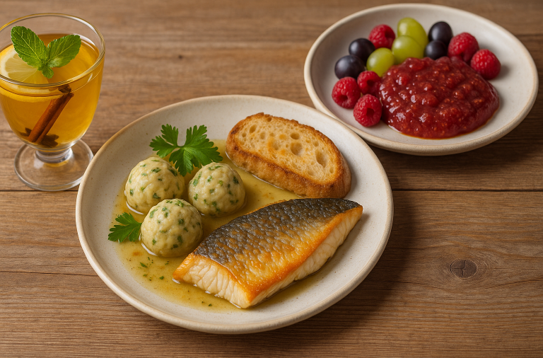 Mittelalterliches Essen.